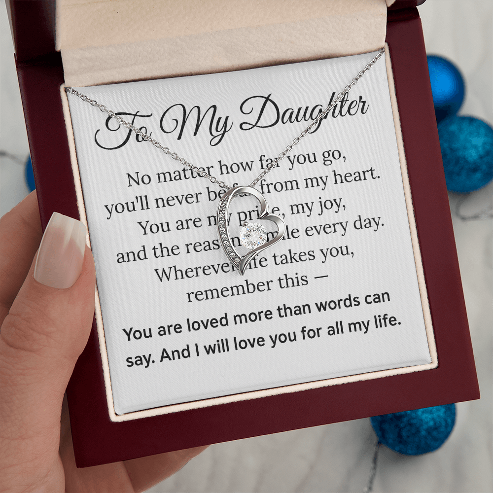 To my Daughter - Forever Love Necklace
