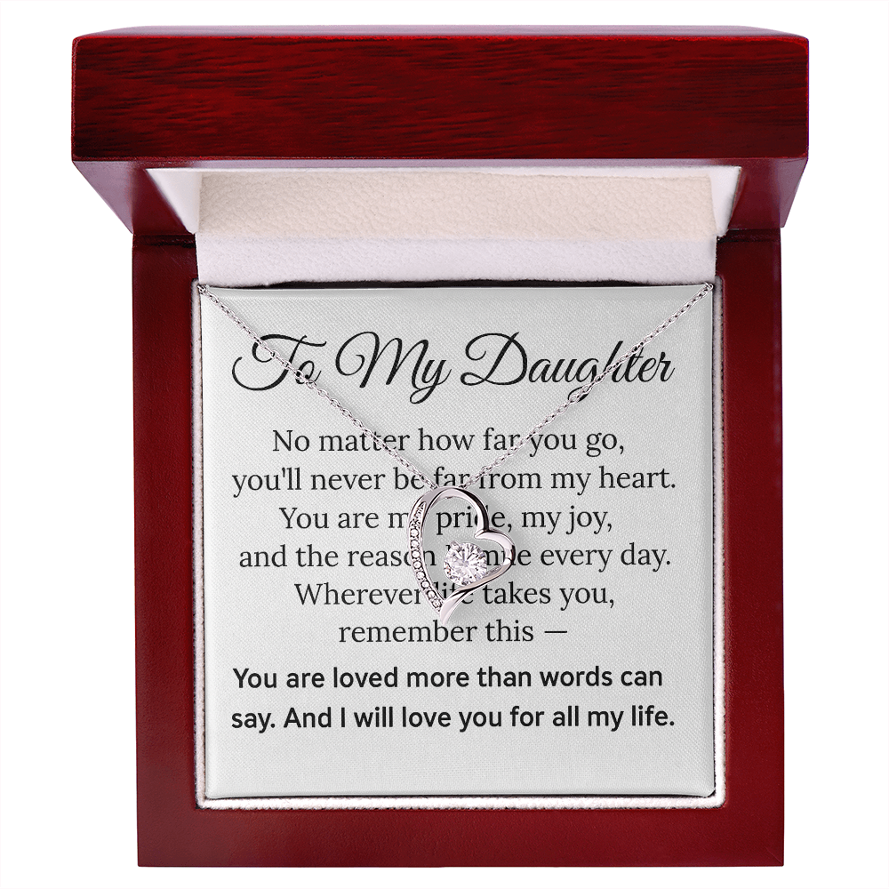 To my Daughter - Forever Love Necklace