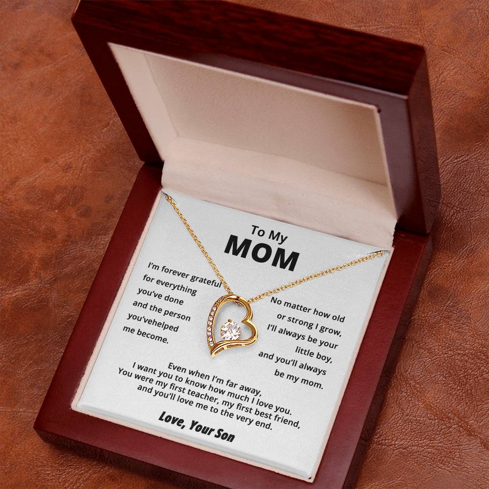 To My Mom – Forever Love Necklace from Son | Miora Gifts
