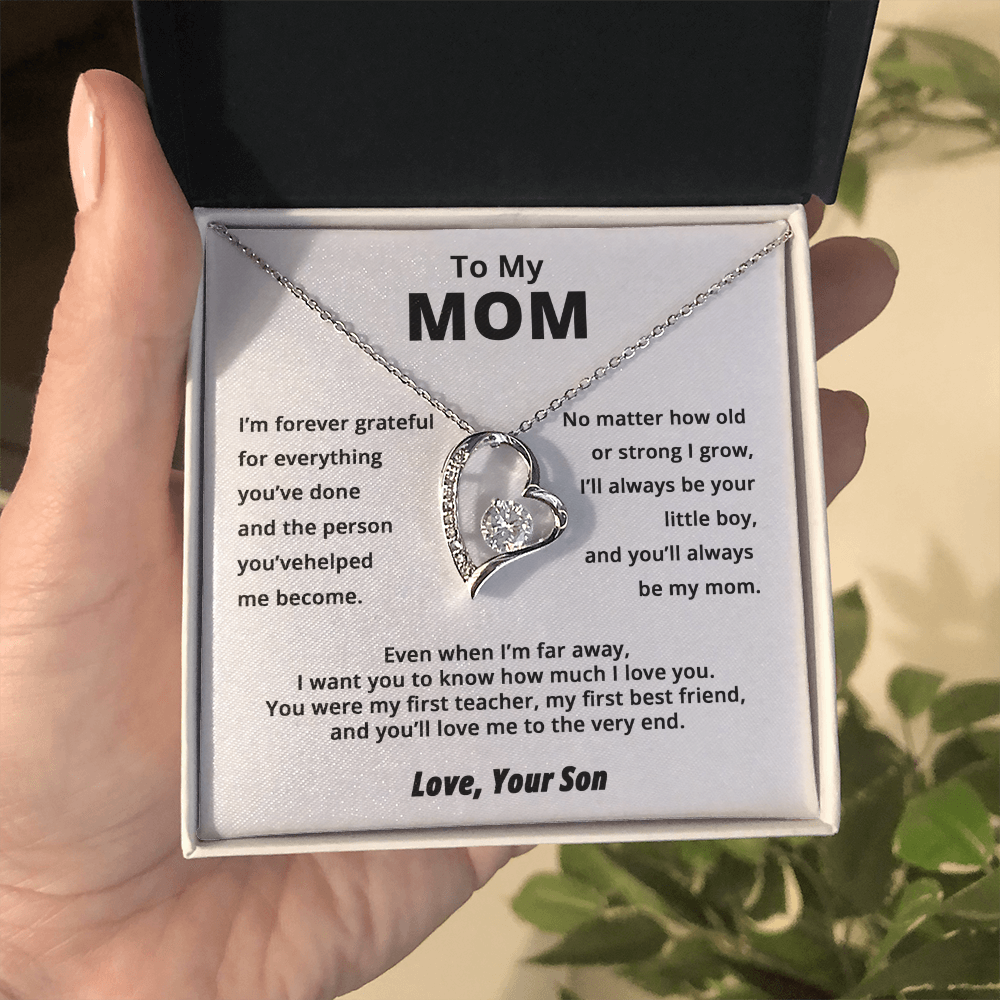 To My Mom – Forever Love Necklace from Son | Miora Gifts