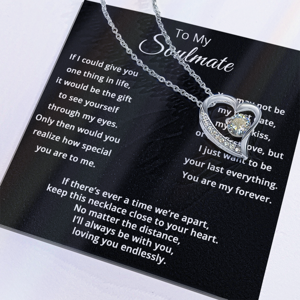To My Soulmate β Forever Love Necklace Gift for Her | Miora Gifts
