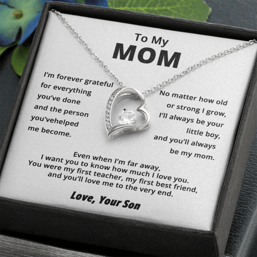To My Mom – Forever Love Necklace from Son | Miora Gifts