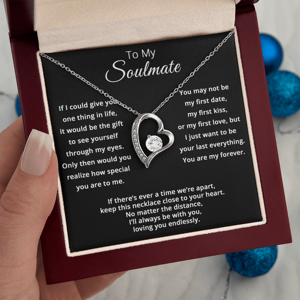 To My Soulmate – Forever Love Necklace Gift for Her | Miora Gifts