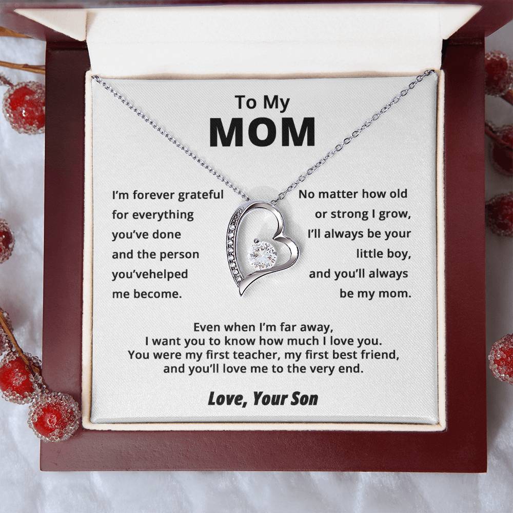 To My Mom – Forever Love Necklace from Son | Miora Gifts
