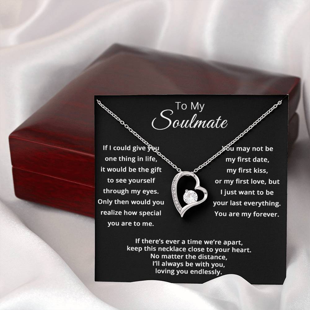 To My Soulmate – Forever Love Necklace Gift for Her | Miora Gifts