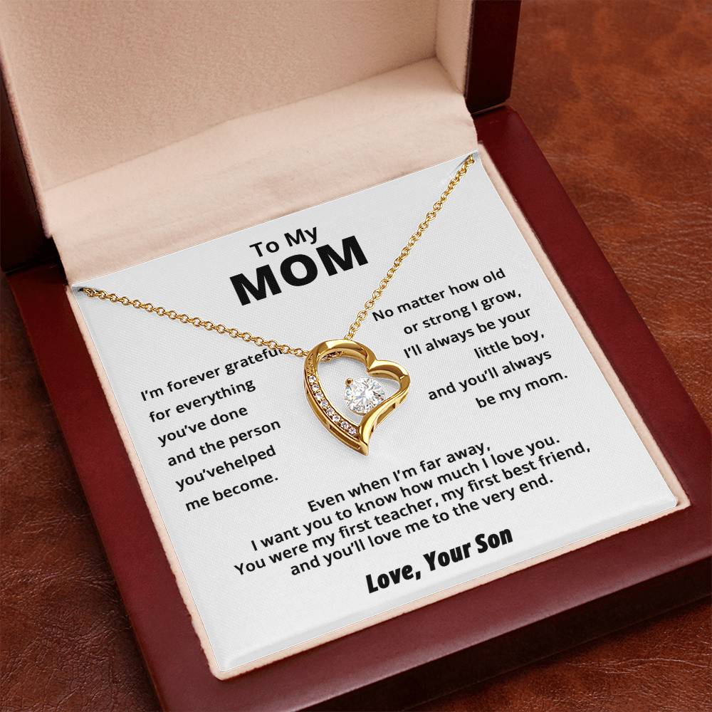To My Mom – Forever Love Necklace from Son | Miora Gifts