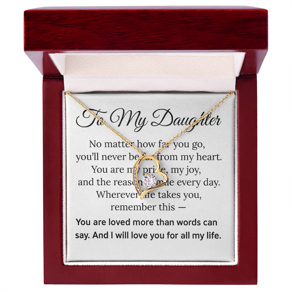 To my Daughter - Forever Love Necklace