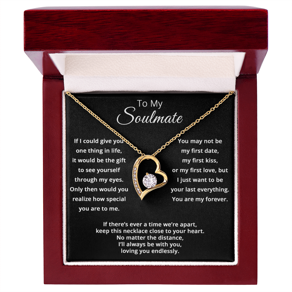 To My Soulmate – Forever Love Necklace Gift for Her | Miora Gifts Sale Off 50% Freeshiping