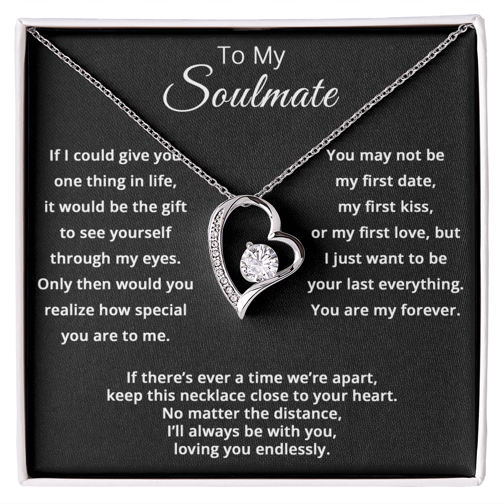 To My Soulmate – Forever Love Necklace Gift for Her | Miora Gifts