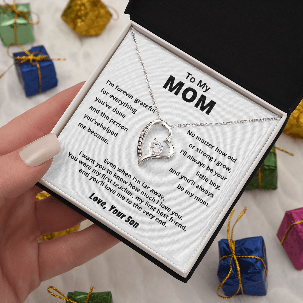 To My Mom – Forever Love Necklace from Son | Miora Gifts