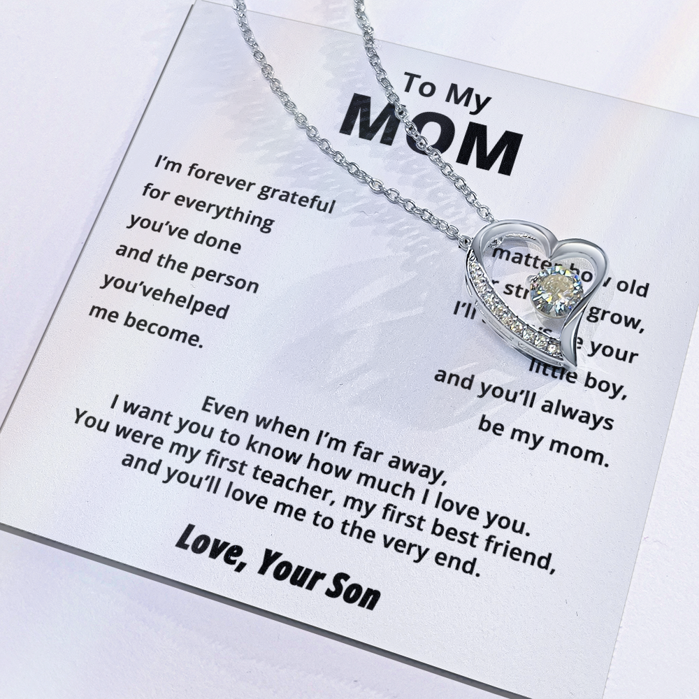To My Mom – Forever Love Necklace from Son | Miora Gifts