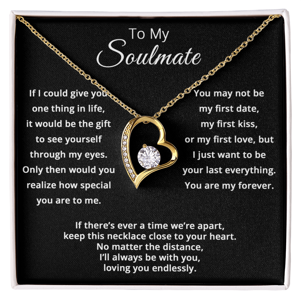 To My Soulmate – Forever Love Necklace Gift for Her | Miora Gifts