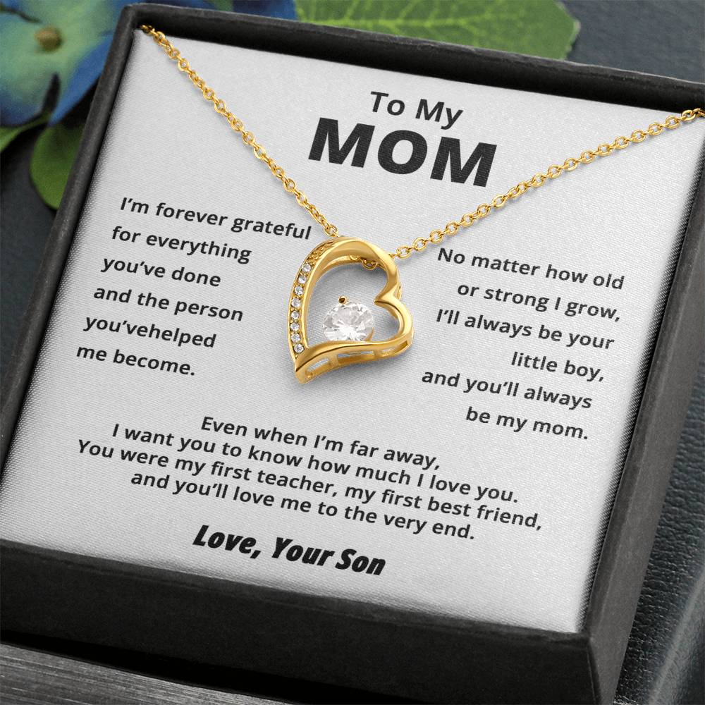 To My Mom – Forever Love Necklace from Son | Miora Gifts